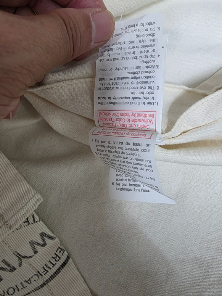 우영미 25ss 오버핏 셔츠 정품 이미지