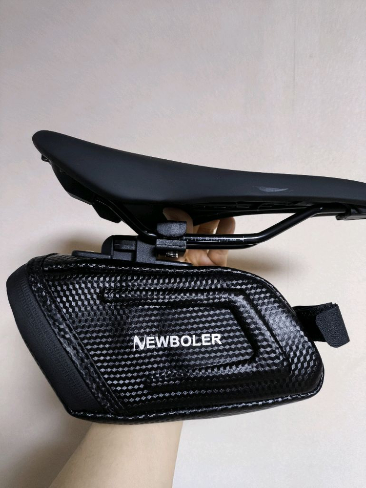 (새상품)방수 자전거 안장 가방 퀵릴리스 미니벨로 픽시 이미지