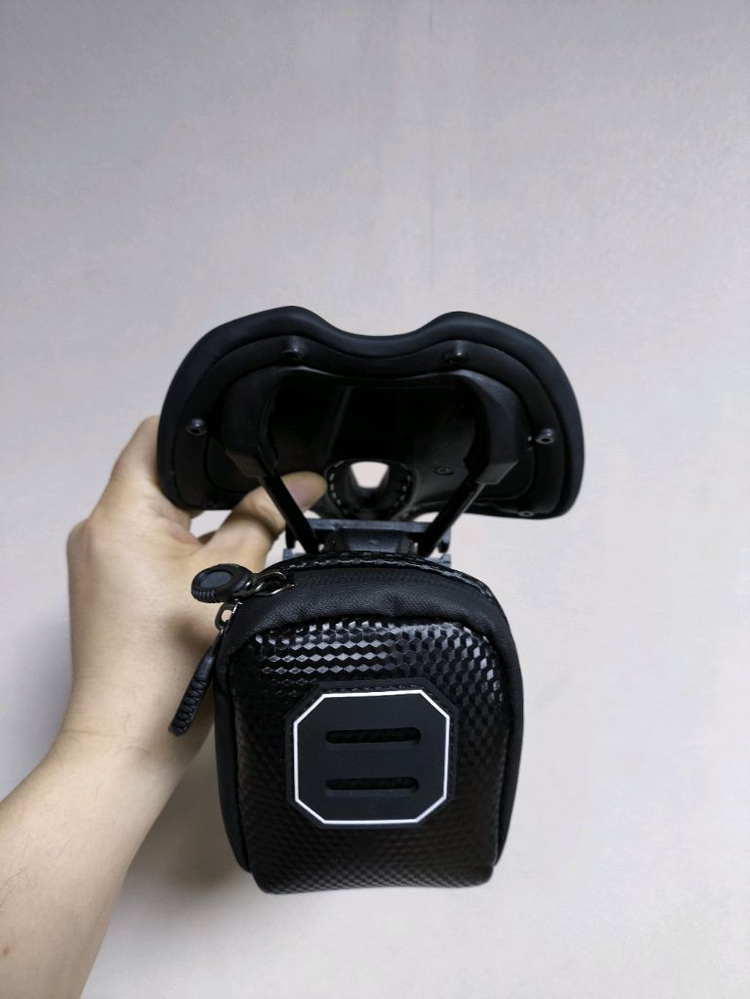 (새상품)방수 자전거 안장 가방 퀵릴리스 미니벨로 픽시 이미지