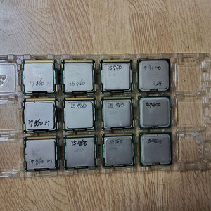 컴퓨터 CPU i7 860 i5 750 760 57개 일괄 이미지