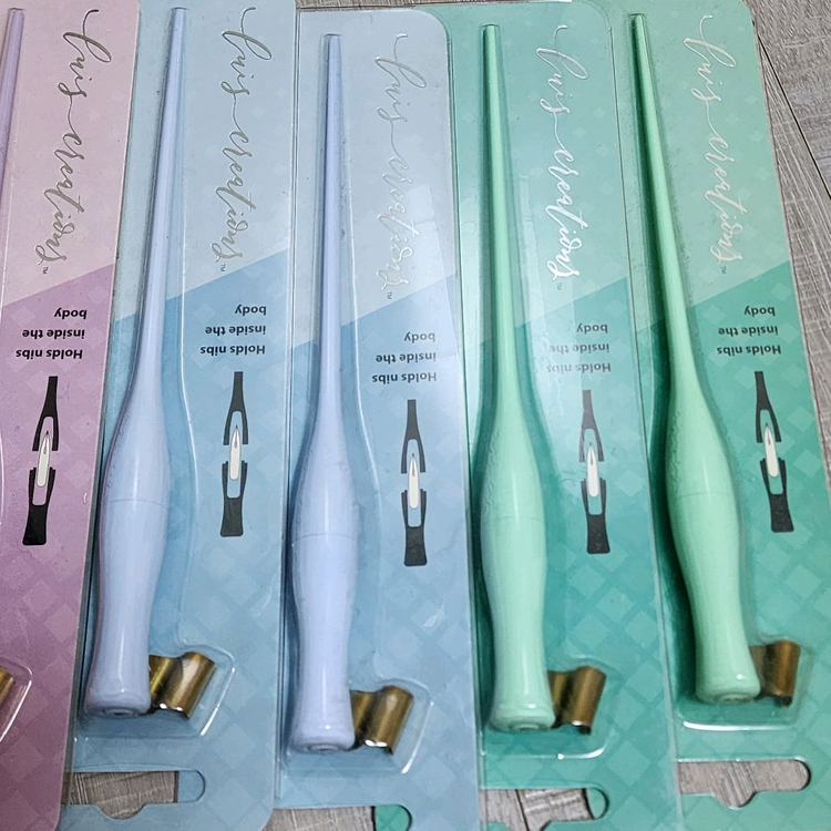 영문캘리그라피 카퍼플레이트용 오블리크 딥펜 홀더 이미지