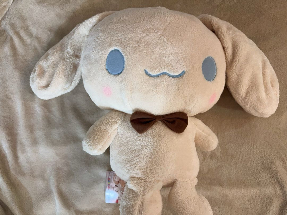 산리오 고전 시나모롤 모카 슈퍼 라지 인형 이미지