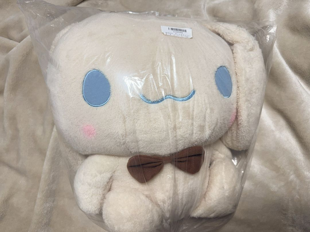 산리오 고전 시나모롤 모카 슈퍼 라지 인형 이미지