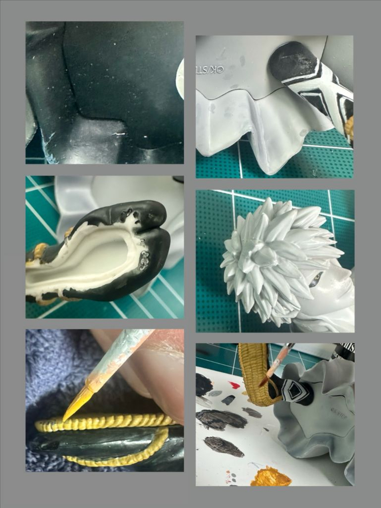 [일괄] 블리치 피규어 이치고 쿠로사키 시로사키 리페인트 레진 룩업 참월 피규어 도색 리페인팅 피겨 이미지