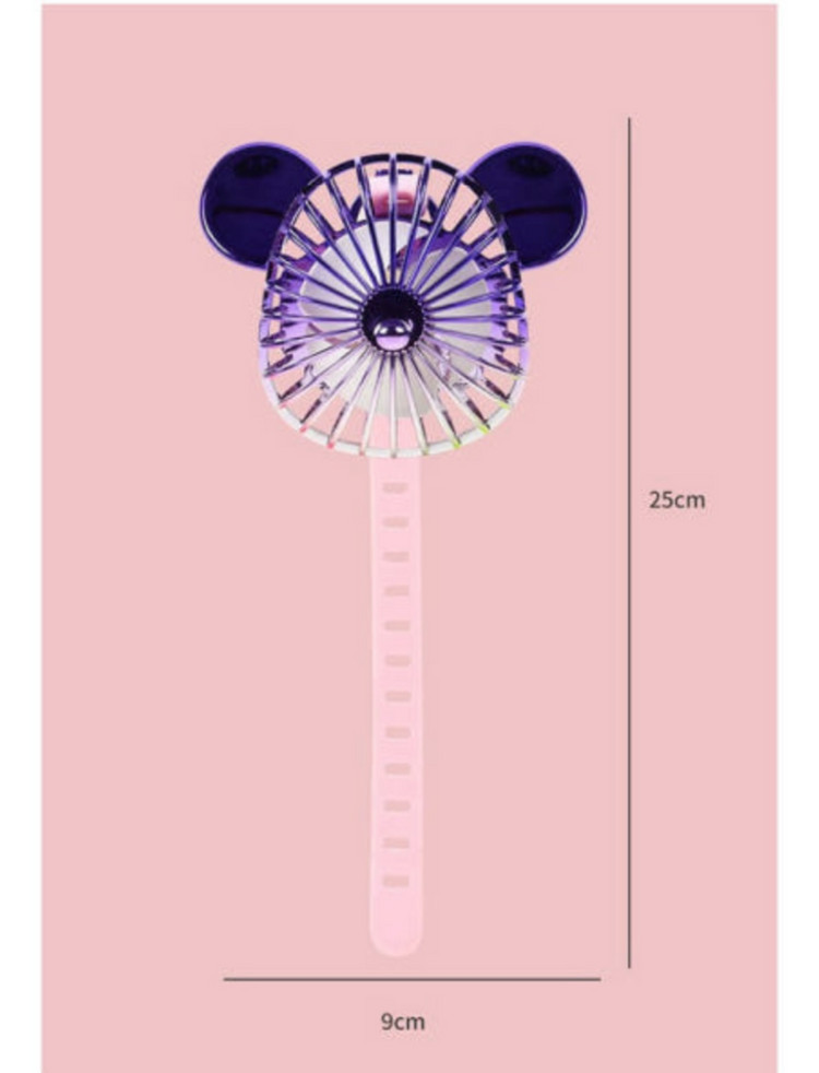 시계형 목걸이형 휴대용 손목 미니 선풍기 새상품 이미지