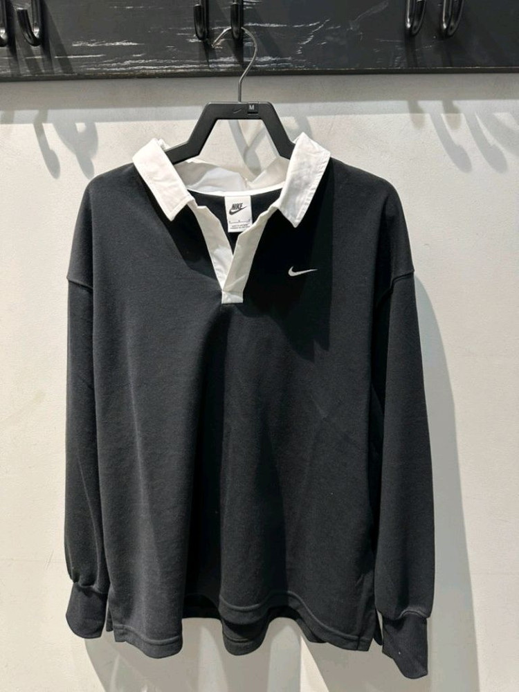 [정품]나이키 여성 오버사이즈 럭비 폴로티(새상품) 이미지