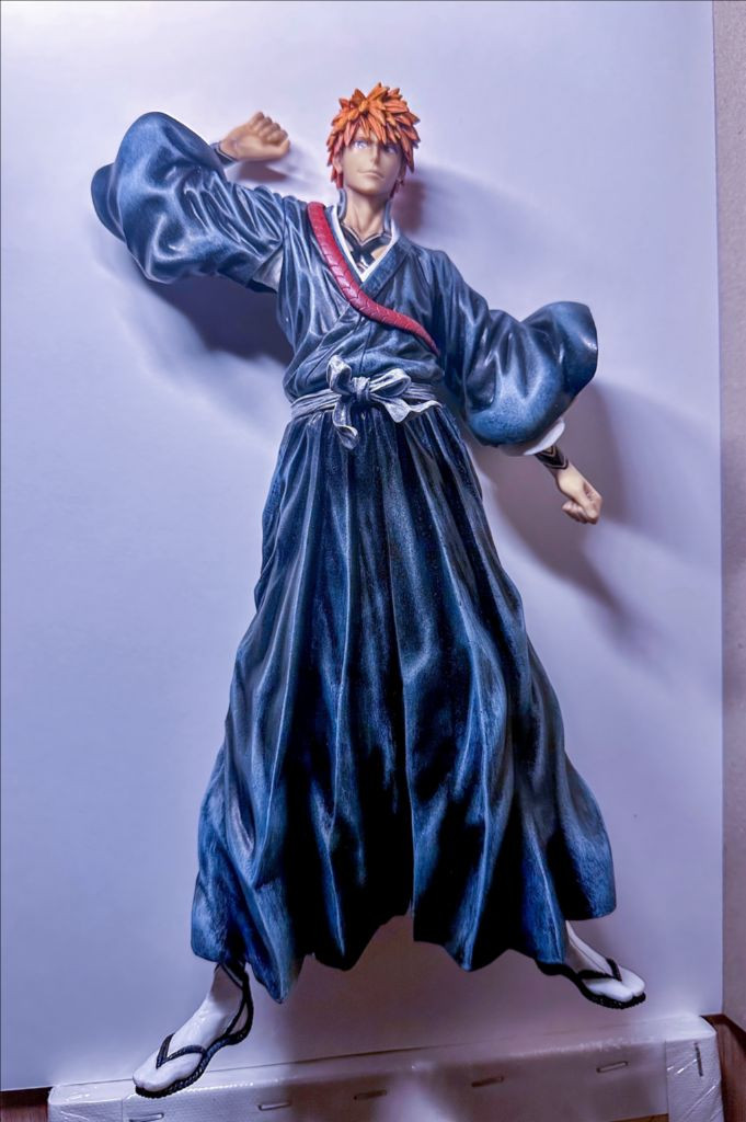 블리치피규어 이치고 쿠로사키 시로사키 리페인트 레진 룩업 참월 리페인팅 애니도색 리페인트작 오리지널 붓도색 피규어 이미지