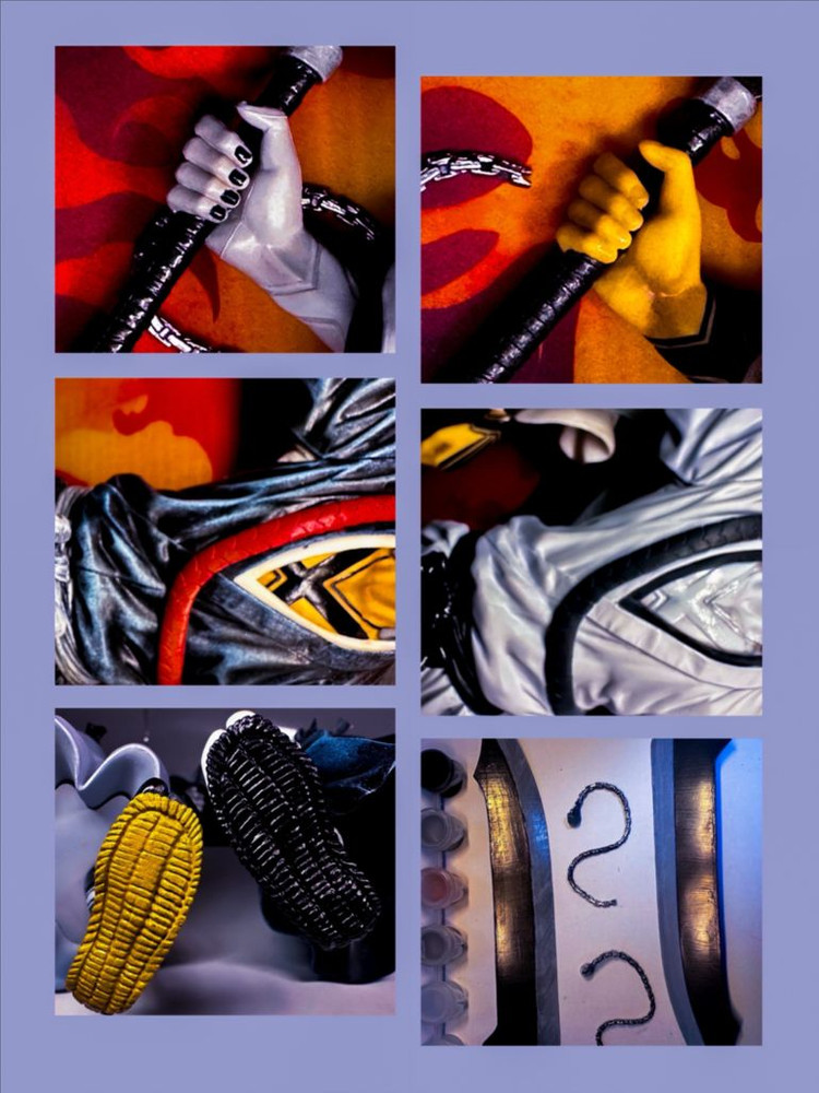 블리치피규어 이치고 쿠로사키 시로사키 리페인트 레진 룩업 참월 리페인팅 애니도색 리페인트작 오리지널 붓도색 피규어 이미지