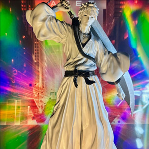 블리치피규어 이치고 애니 도색 리페인트 쿠로사키 시로사키 화이트 리페인팅 레진 참월 피규어도색 요청작 이미지