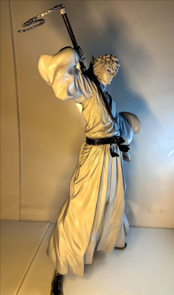 블리치피규어 이치고 애니 도색 리페인트 쿠로사키 시로사키 화이트 리페인팅 레진 참월 피규어도색 요청작 이미지