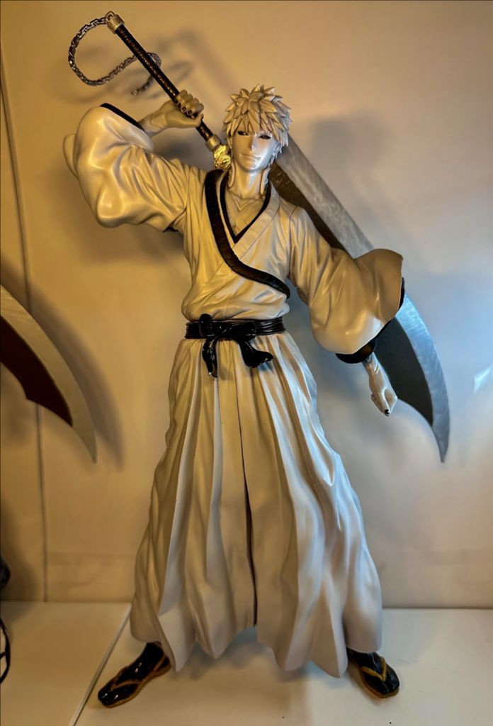 블리치피규어 이치고 애니 도색 리페인트 쿠로사키 시로사키 화이트 리페인팅 레진 참월 피규어도색 요청작 이미지