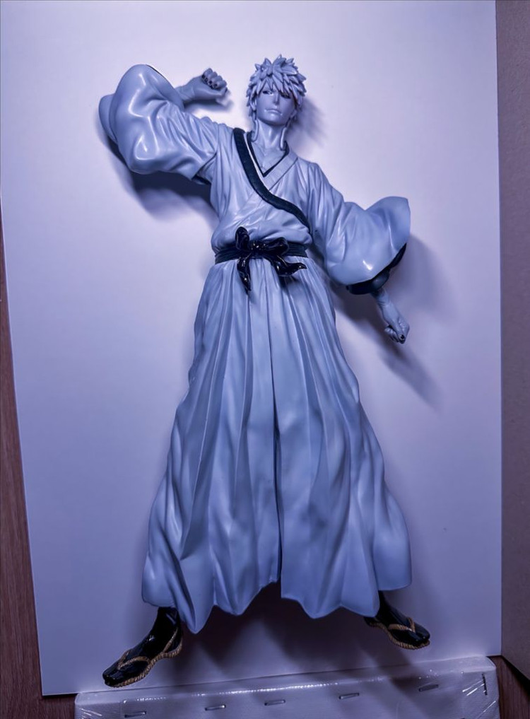 블리치피규어 이치고 애니 도색 리페인트 쿠로사키 시로사키 화이트 리페인팅 레진 참월 피규어도색 요청작 이미지