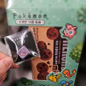 포켓몬스터 키캡 뮤 + 허쉬 미니쿠키, 초콜릿 cu 포켓몬 행사 이미지