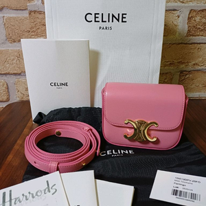 셀린느 미니클로드 샤이니 카프스킨 백 이미지