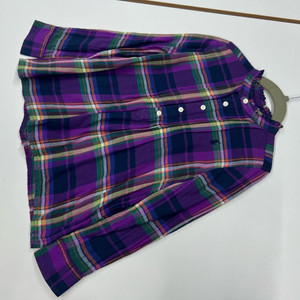 폴로 5 체크 블라우스 키즈 110 여아 110 이미지