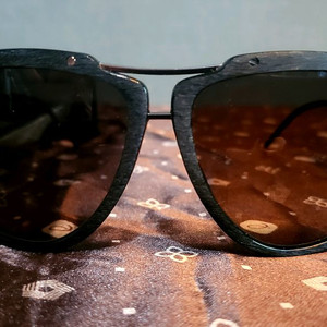 [미사용 새상품] Jil Sander 블랙우드 선글라스 이미지