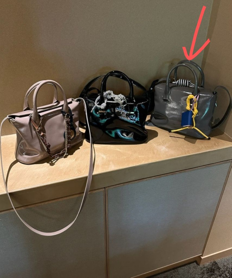 소윰 페이턴트 백 (그레이컬러) soyoom 이미지