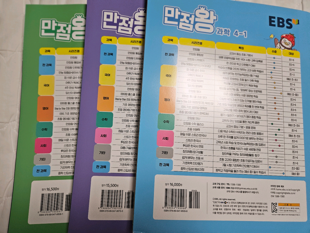 만점왕 초등 4학년 1학기 새로 나온책 새상품 이미지