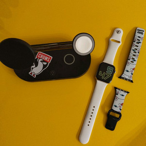 애플워치4 셀롤러 스테인레스44 이미지