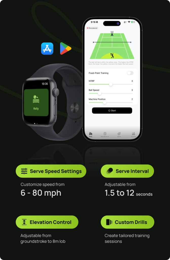 Acemate Tennis Robot 볼 머신 전용 이미지