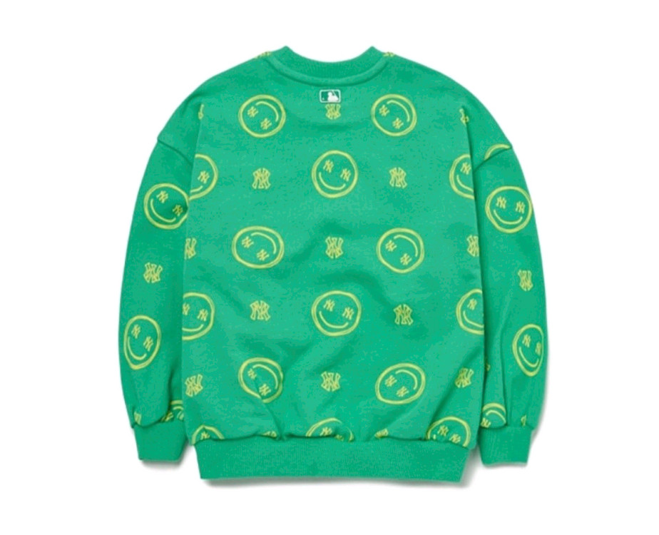 쿨거래시 6만9천택포! 미착용 새제품 MLB 맨투맨 상하세트 남아여아 공용 세트 커플 상하복세트 사이즈 110 이미지