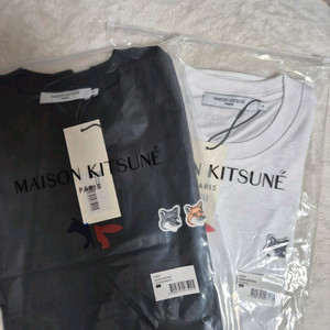 메종키츠네 남.여공용더블 폭스헤드 반팔티 이미지