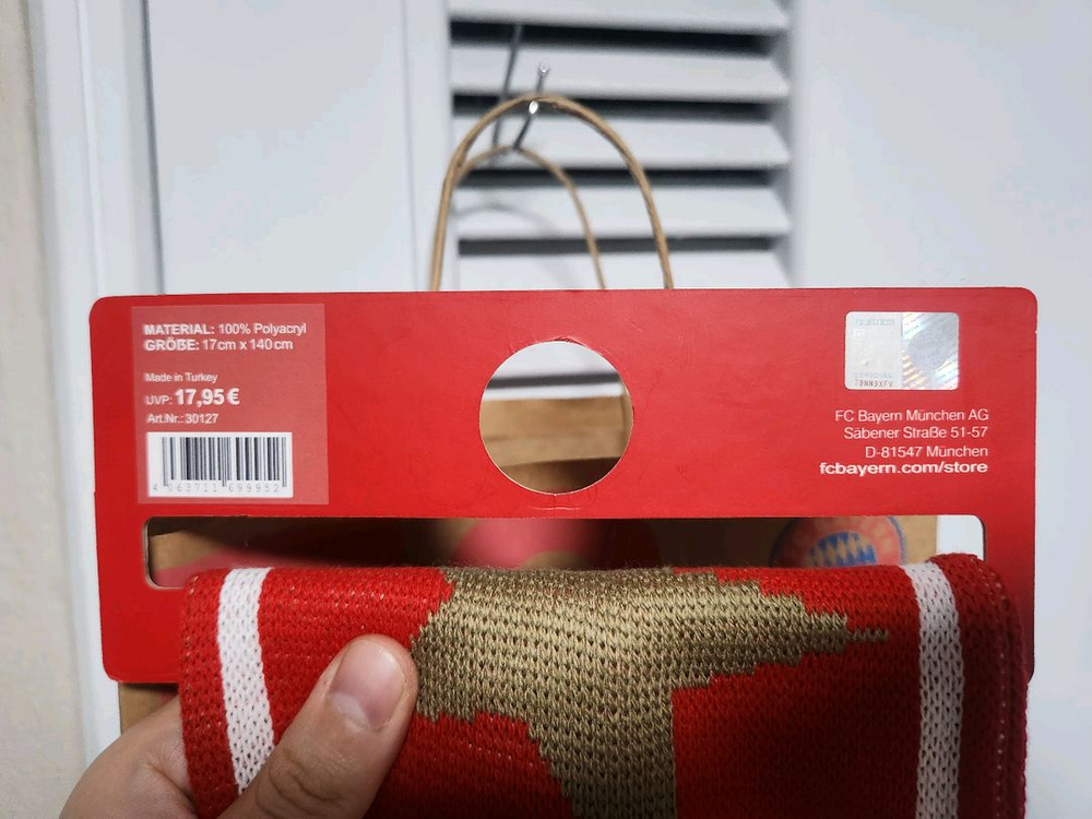 바이에르뮌헨 공식 응원 머플러 굿즈 새상품 이미지