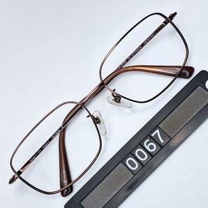 Smart Fit FE-1307M 베타 티타늄 이온도금 안경테 비즈니스 스퀘어/프리미엄 일본 사바에 하우스브랜드 이미지