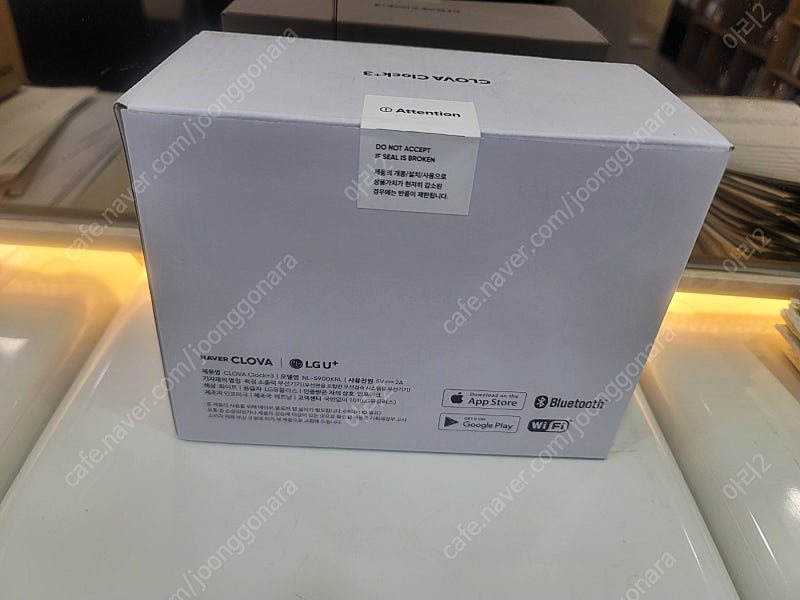 인공지능 스피커 블루투스 AI 스피커 클로바 클락 3 미사용 미개봉 새제품 가격내려요!! 이미지