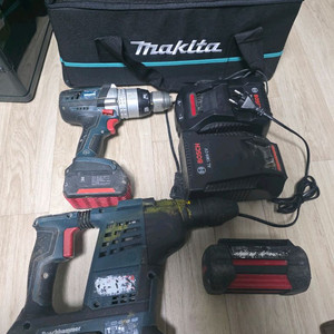 보쉬 전동공구 풀세트 (36V 로터리 함마 + 18V 드릴 + 충전기/배터리) 이미지