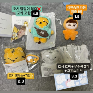 세븐틴 호시 인형 호찌 10cm 홍쑤뇨 심연승관 라봉 포카 양도 이미지