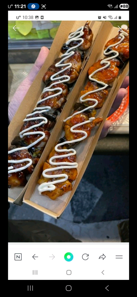 닭꼬치 염통 푸드트럭 임대합니다 이미지