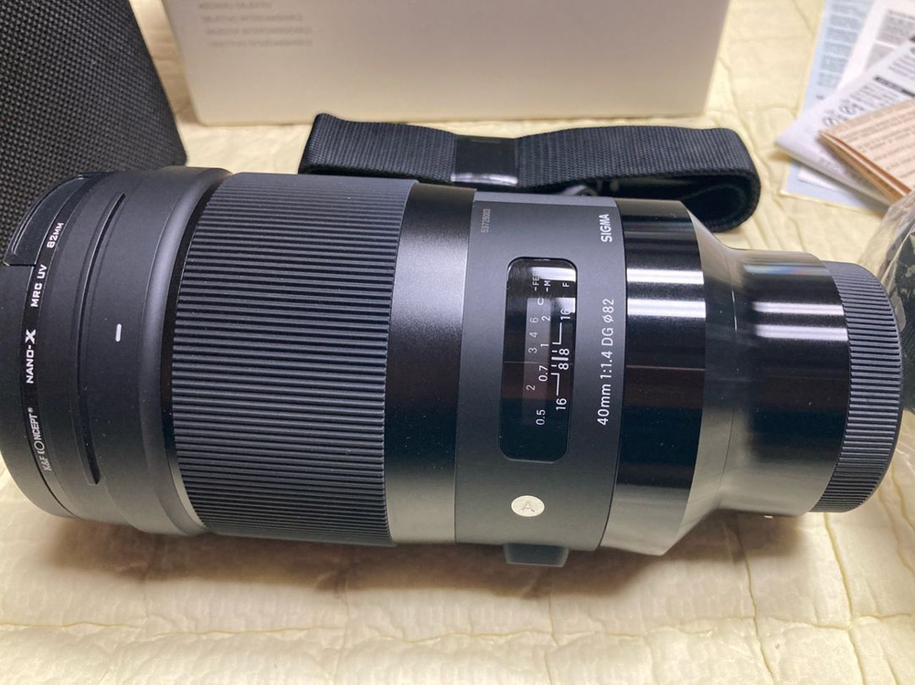 소니용 e마운트 시그마 40mm F1.4 이미지