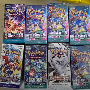 포켓몬카드 8박스 일괄 판매합니다 이미지