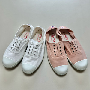 씨엔타 우먼 잉글레스 푼테라 틴타도 화이트&라이트핑크 240(EU 38) / 맘커플신발 이미지