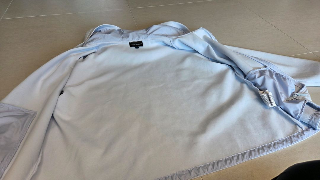 엠포리오 아르마니 오버핏 이글 로고 후드 집업 이미지