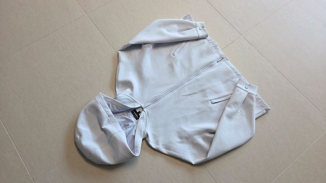 엠포리오 아르마니 오버핏 이글 로고 후드 집업 이미지