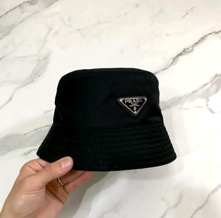 프라다 리나일론 버킷햇 모자 벙거지 2HC137 블랙 M사이즈 이미지