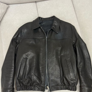 느와르라르메스 세미오버 블루종 가죽자켓 46 이미지