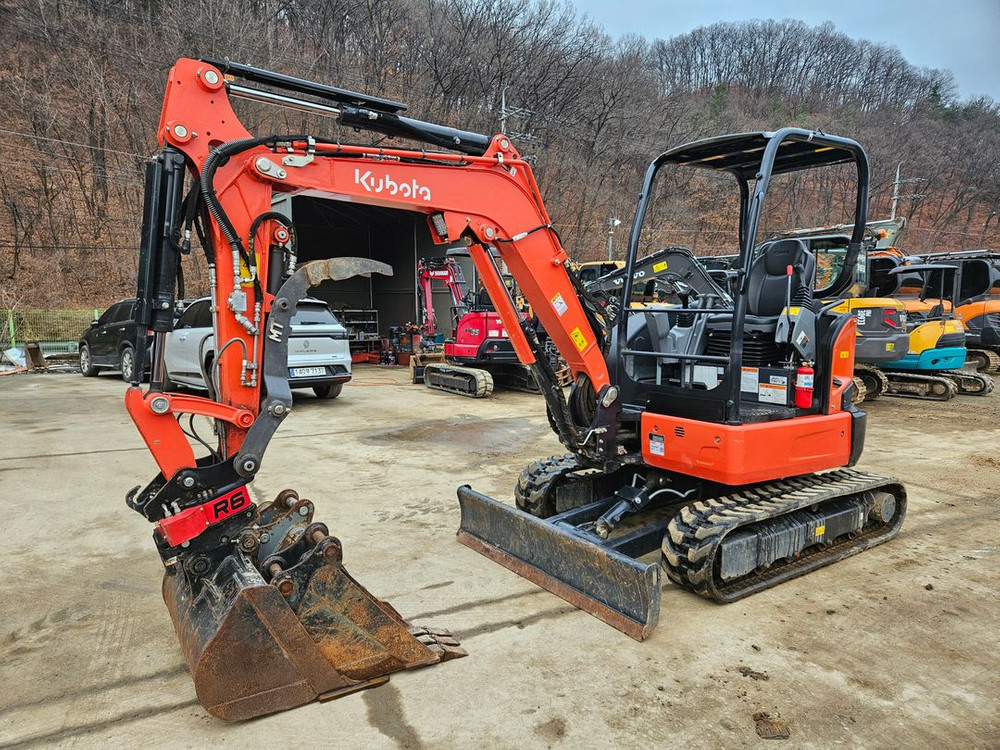 중고 미니굴삭기 구보다U30 회전링크,코끼리집게 풀셋 이미지