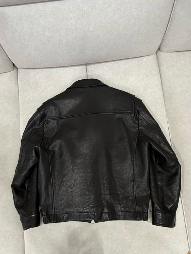 느와르라르메스 세미오버 블루종 가죽자켓 46 이미지