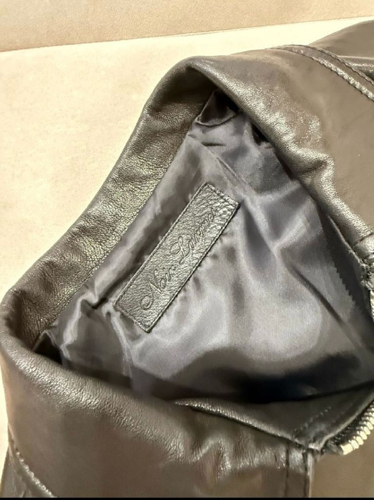 느와르라르메스 세미오버 블루종 가죽자켓 46 이미지