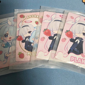 블루 아카이브 GS 콜라보 딸기우유 포토카드 팜니다. 이미지