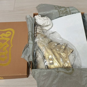 (새상품) ASH 골드 웨지 하이탑 스니커즈 이미지