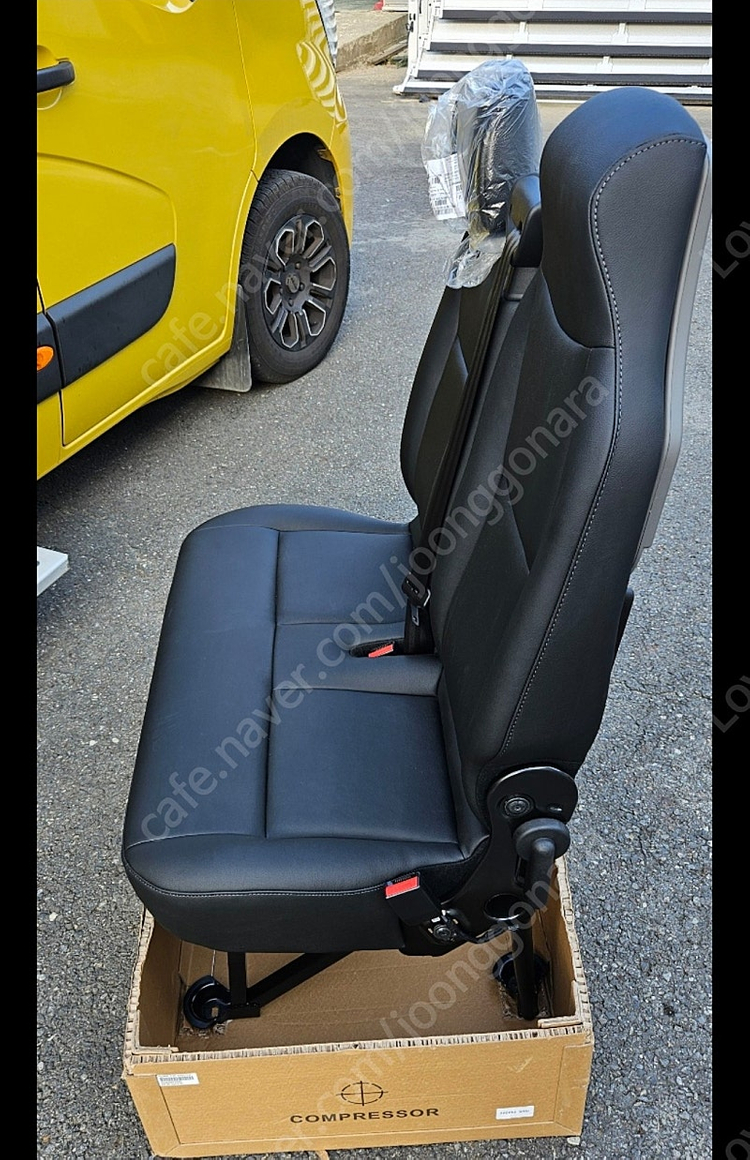 르노마스터3밴(L) 조수석시트(접이식2인)새제품판매 이미지