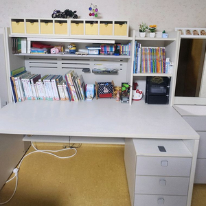 일룸 책상 수납장 세트 이미지