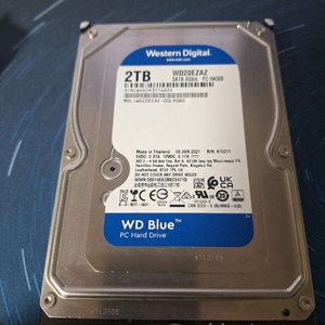 WD Blue 2TB HDD 하드 디스크 2테라 웨스턴 디지털 western digital (WD20EZAZ) 이미지