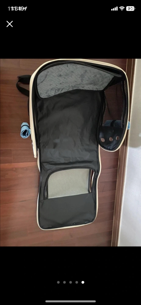 강아지 고양이 백팩 캐리어 이미지