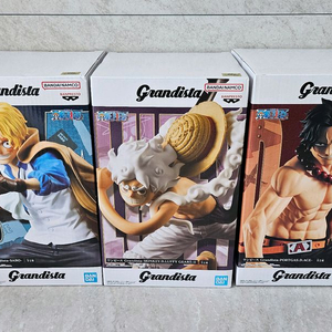 원피스 그란디스타 루피(기어5)/에이스/사보 피규어 판매(미개봉) 이미지