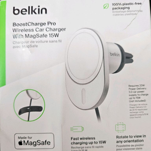 [민트] 벨킨 부스트업 15W 멕세이프 차량용 충전기 송풍구형 판매합니다 이미지